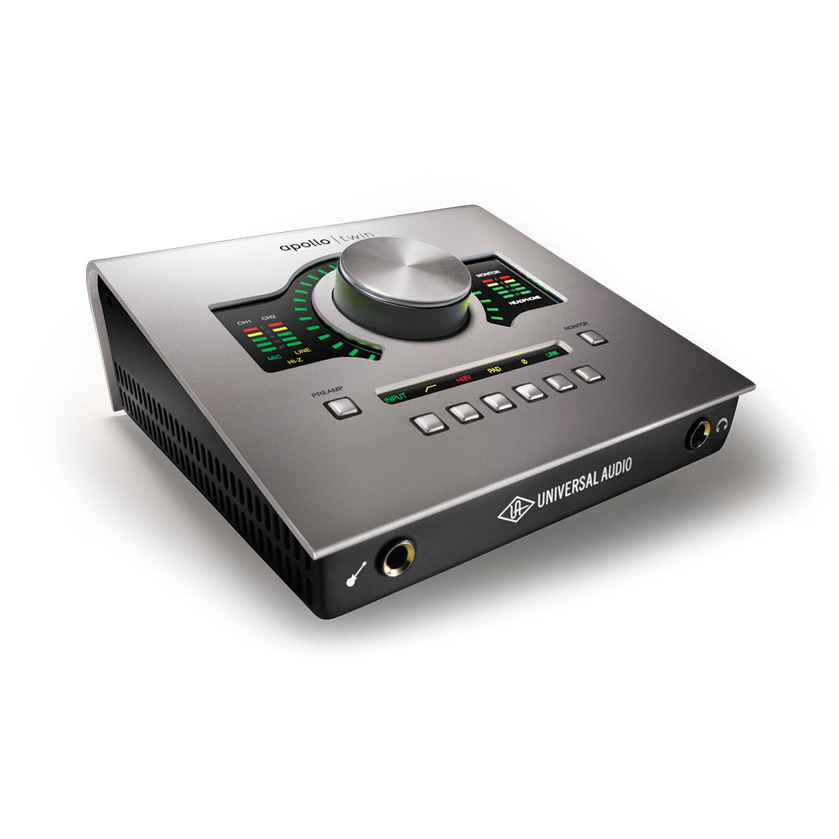 Universal Audio Apollo Twin Solo Interface With Realtime (1200x1200), Png Download