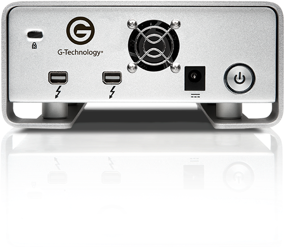 G-drive Pro Thunderbolt Back (750x630), Png Download