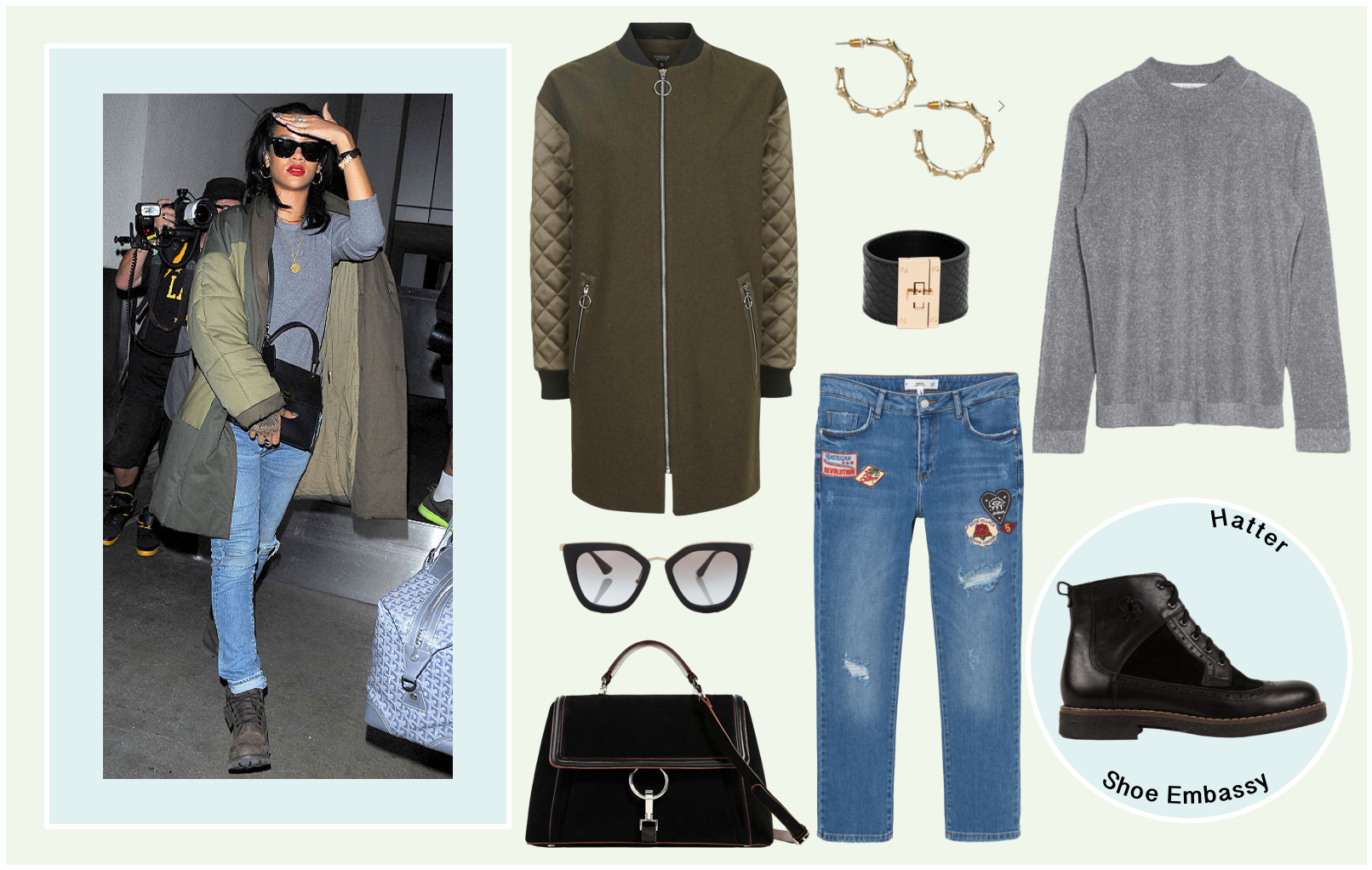 Rihanna Boots Outfit (1611x1029), Png Download