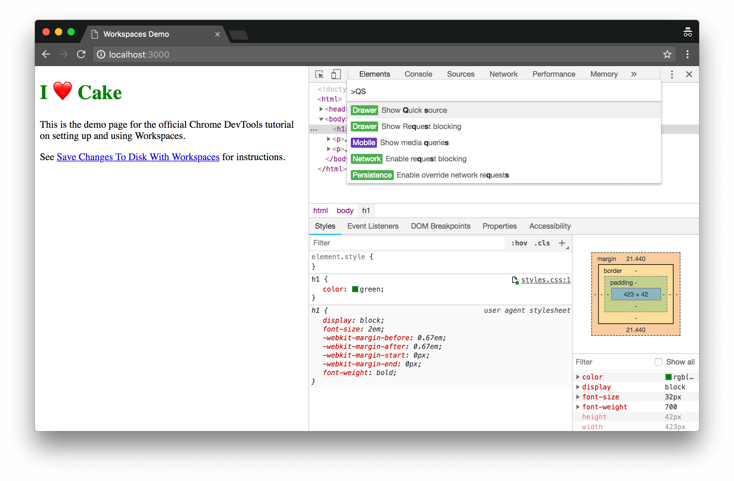 Opening The Quick Source Tab Via Command Menu (2356x1544), Png Download