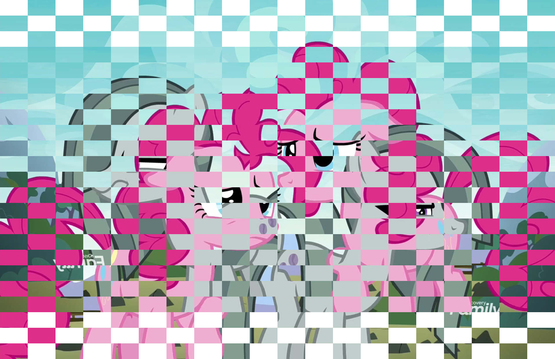 Checkerboard, Edit, Edited Screencap, Marble Pie, Pinkie (1920x1242), Png Download