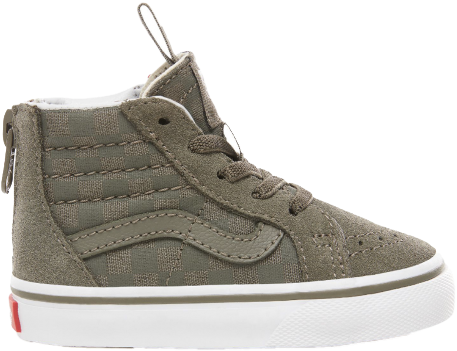 Vans Sk8-hi Zip Toddlers Checkerboard (960x720), Png Download