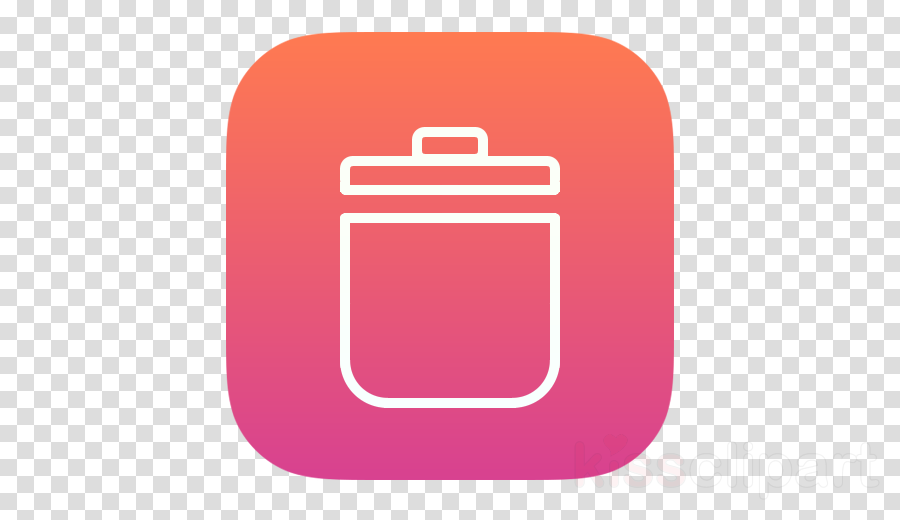 Iphone Trash Icon Clipart Rubbish Bins & Waste Paper (900x520), Png Download