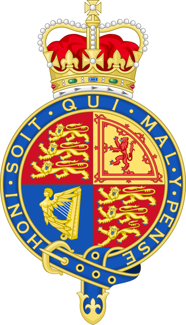 Royal Arms Of The United Kingdom (614x1074), Png Download