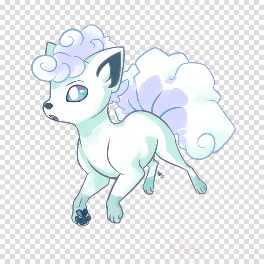 Cartoon Clipart Cat Vulpix Pikachu (900x900), Png Download