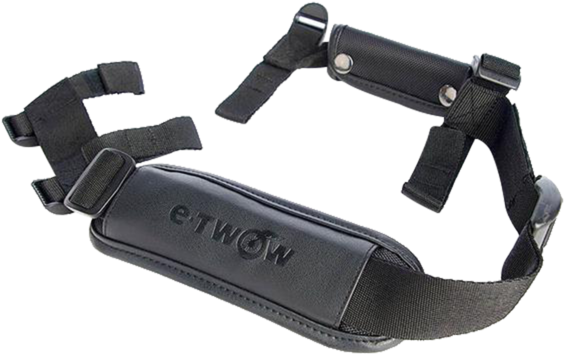 Two Piece Shoulder Carry Strap Handles (600x600), Png Download