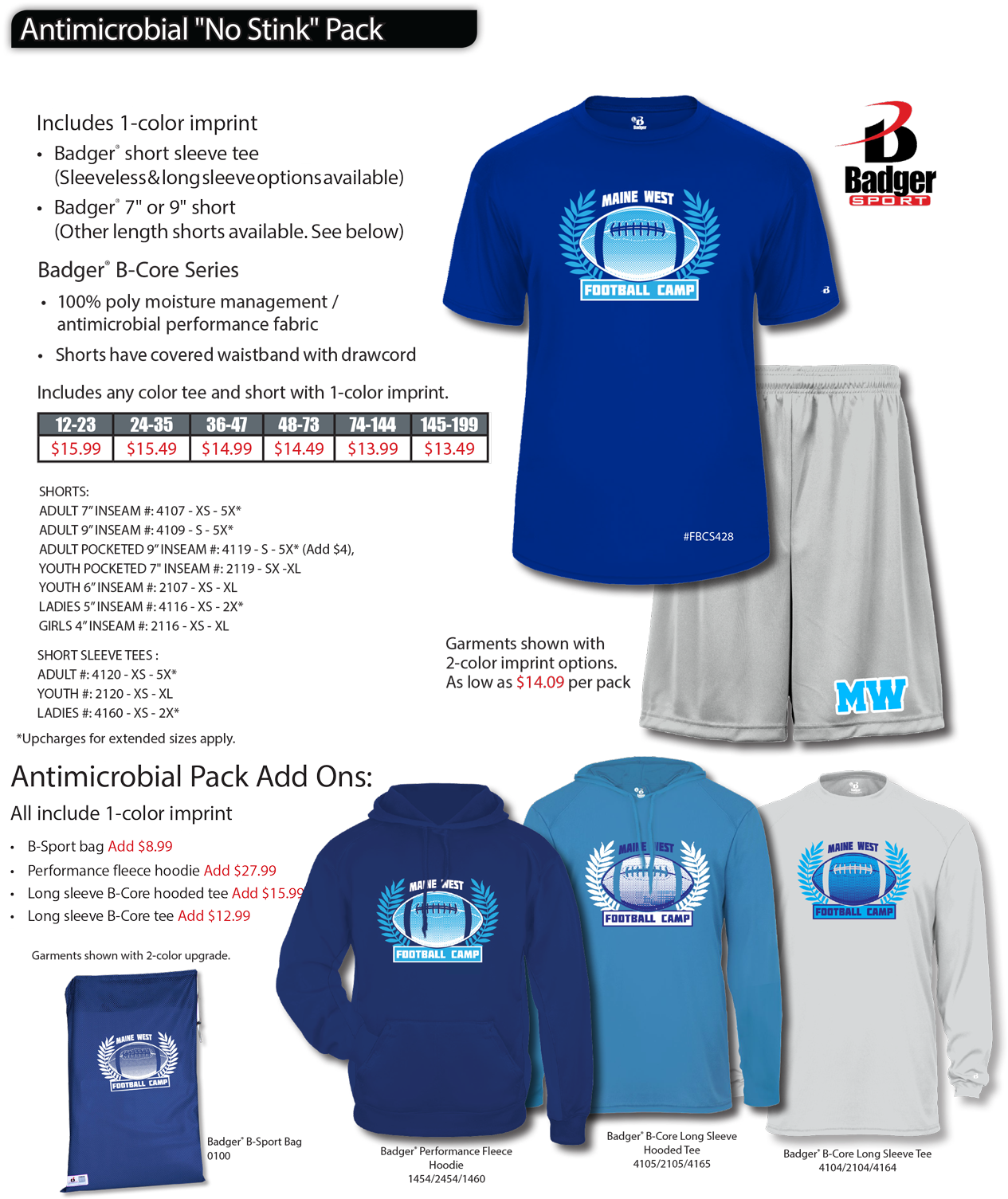 Antimicrobial No Stink Performance Pack (1300x1522), Png Download