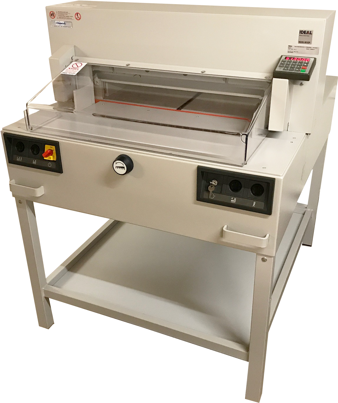 Pre Used Ideal 6550 95ep 9 Program Guillotine (1364x1364), Png Download