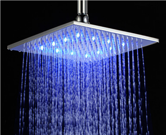 Led Light Shower Head (700x439), Png Download