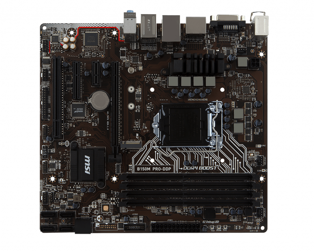 Gallery For B150m Pro-ddp (1024x820), Png Download