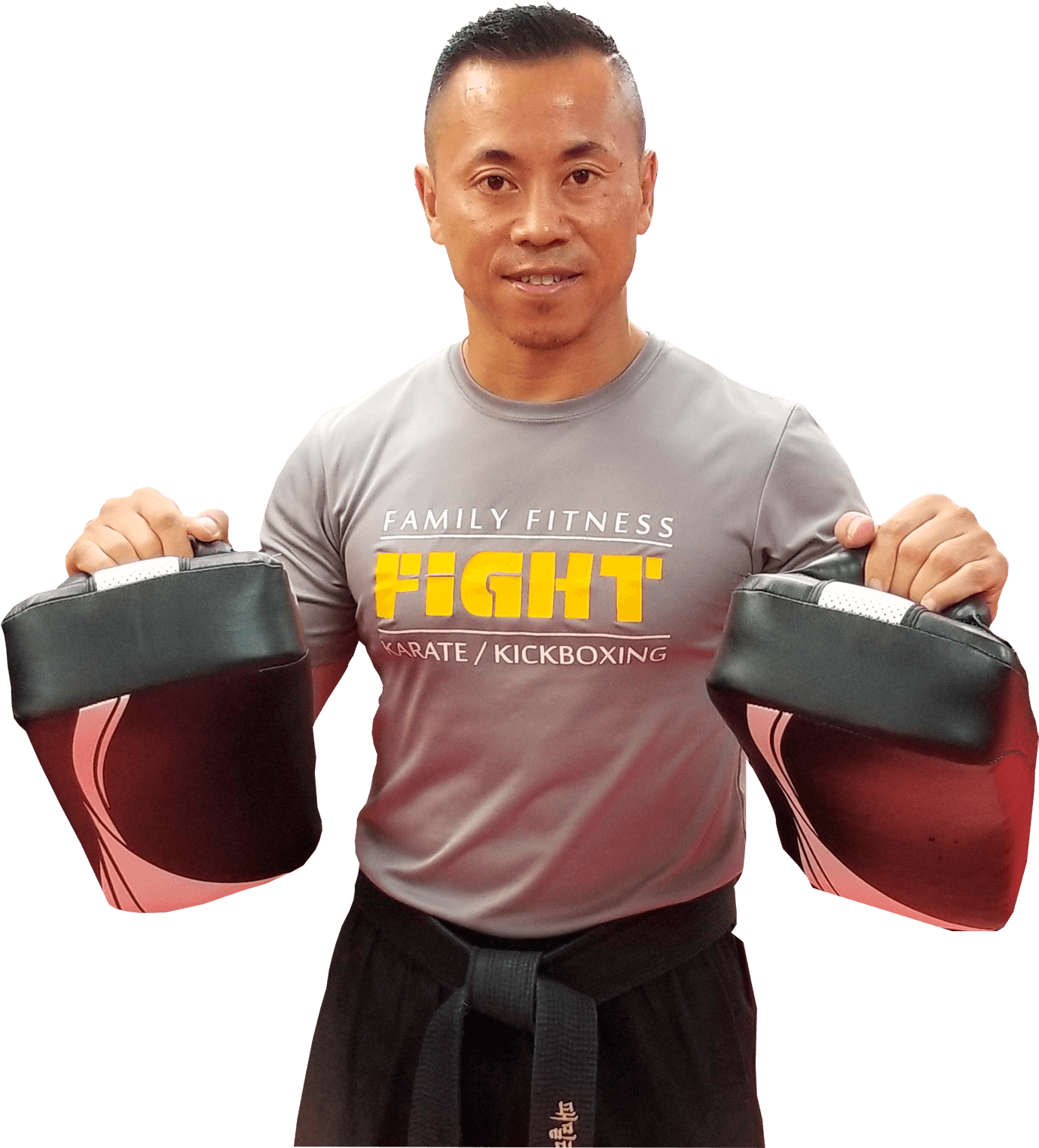 Family Fitness Karate And Kickboxing Owner (1612x1611), Png Download