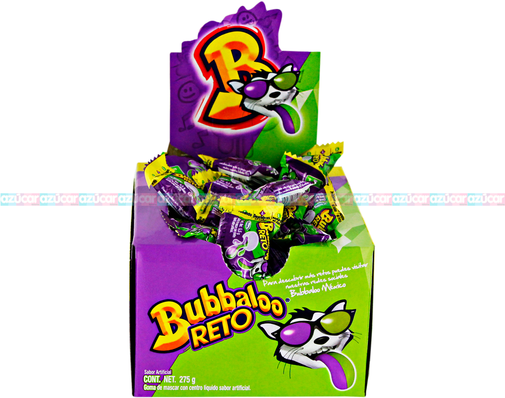 Adams Bubbaloo Reto Pinta Lengua 32/50 Adams (1000x1000), Png Download
