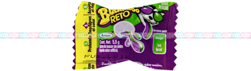 Adams Bubbaloo Reto Pinta Lengua 32/50 Adams (800x800), Png Download