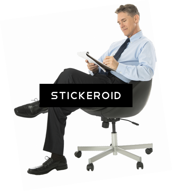 Sitting Woman Man (666x736), Png Download