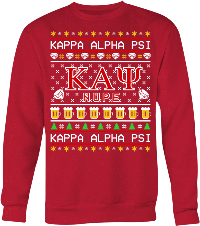 Kappa Alpha Psi Ugly Sweaters (900x900), Png Download