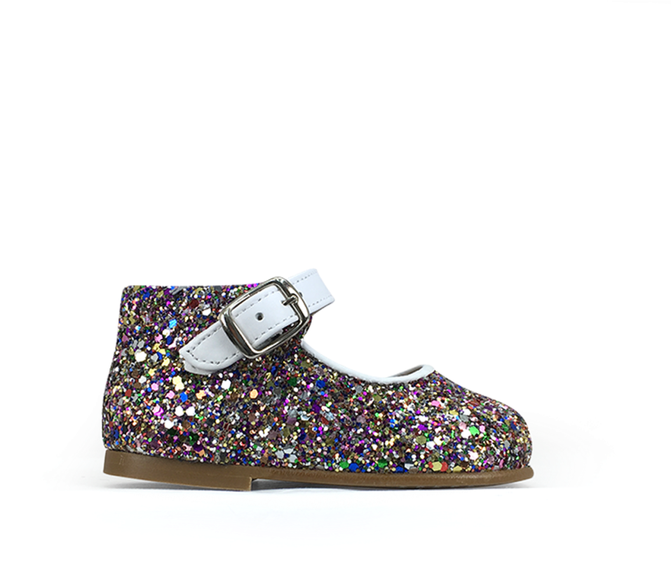First Step Ballerina In Pink Multiglitter (1024x1024), Png Download