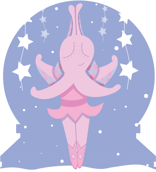Octopus Ballerina (525x600), Png Download