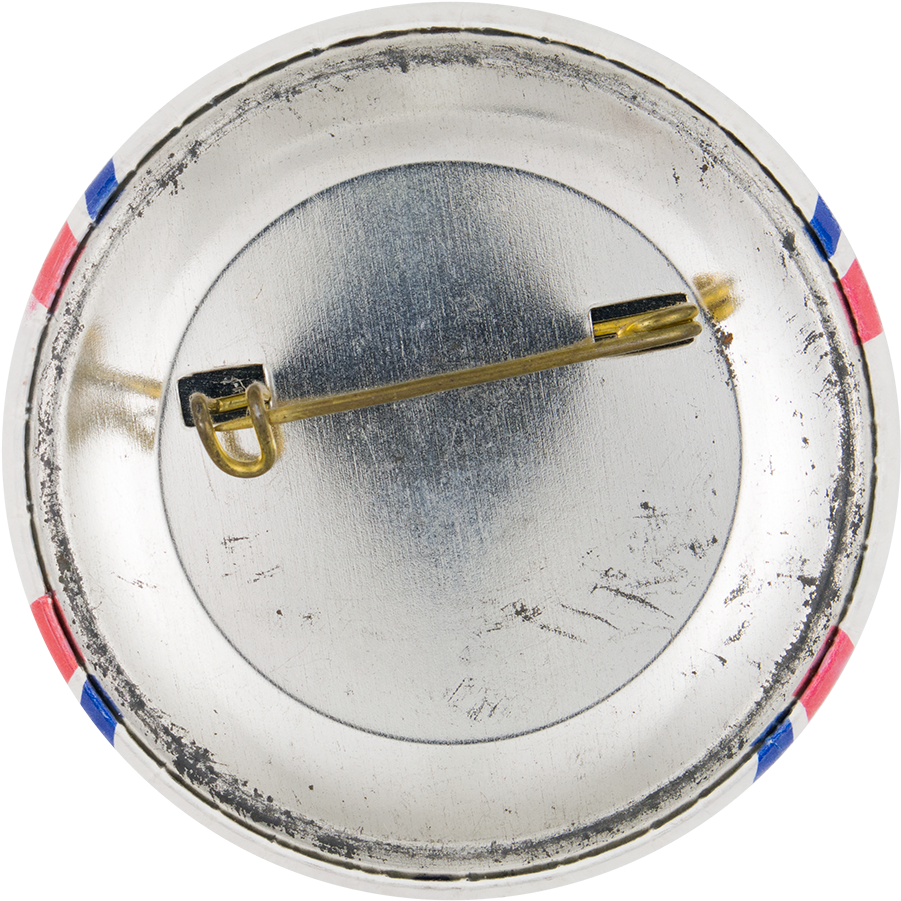 Daley Red And Blue Stripes Button Back Chicago Button (1000x1008), Png Download