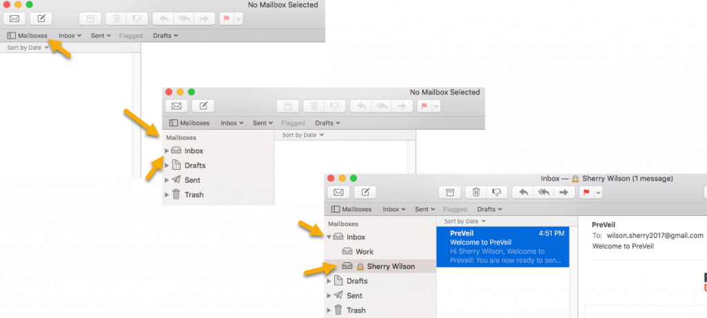 Applemail Getyourmailbox (1024x461), Png Download