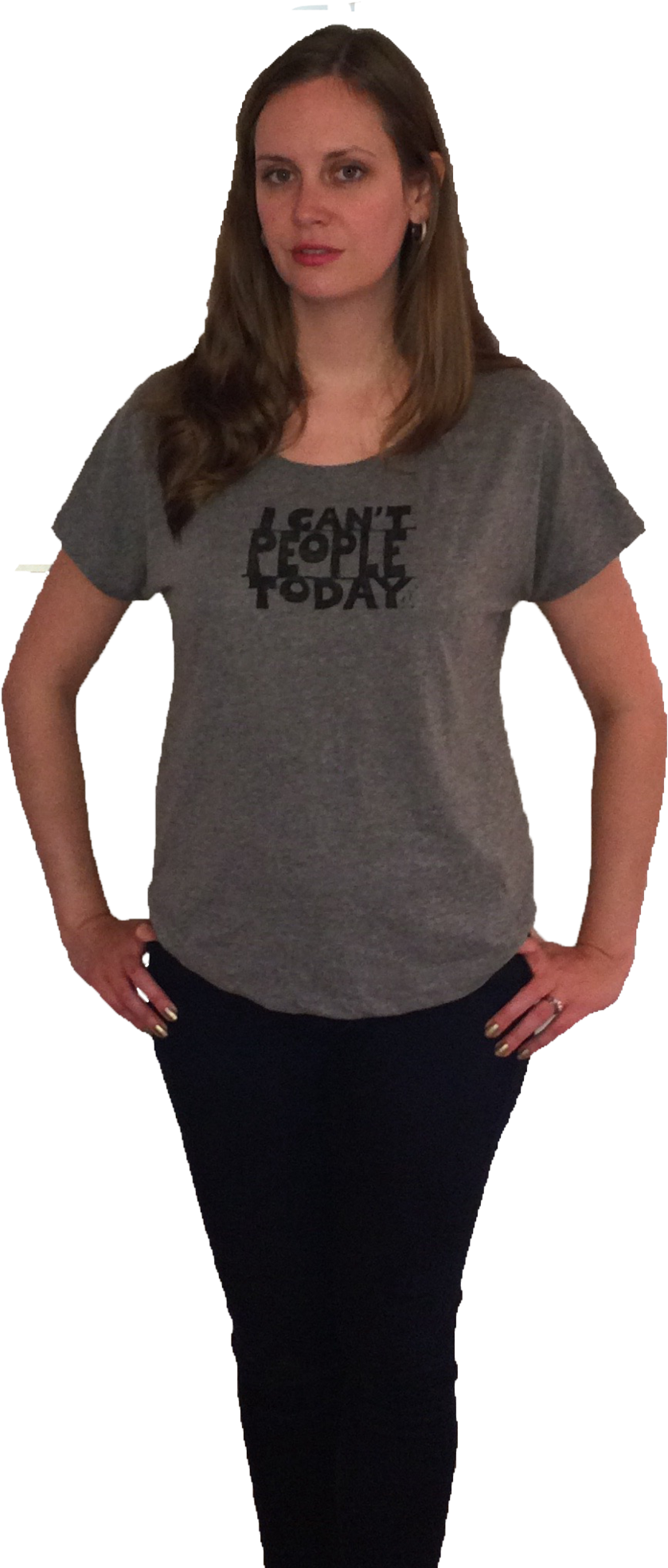 I Can't People Today (1000x2002), Png Download
