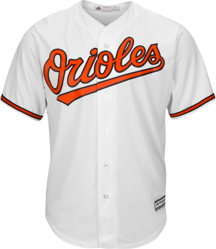 Baltimore Orioles Replica Adult Home Jersey Photo (695x800), Png Download