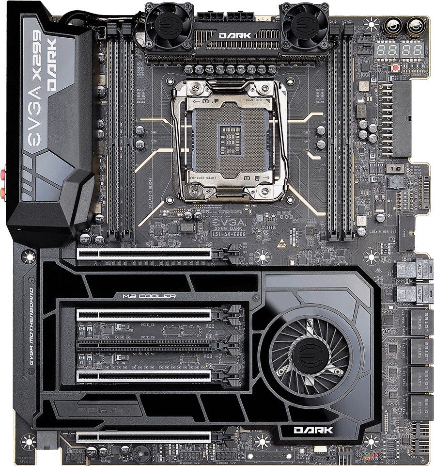 Evga X299 Dark (925x990), Png Download