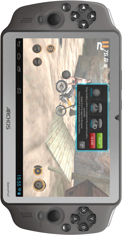 Bringing Analog Thumb Sticks And Physical Buttons To (500x1000), Png Download