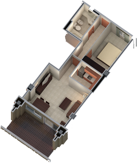 Superior Family Apartment With Sea View (800x800), Png Download