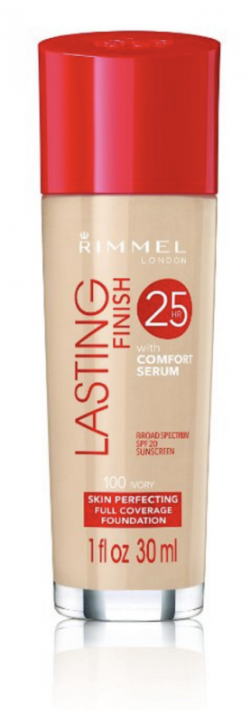 Rimmel Lasting Finish 25h Foundation With Comfort Serum (800x800), Png Download