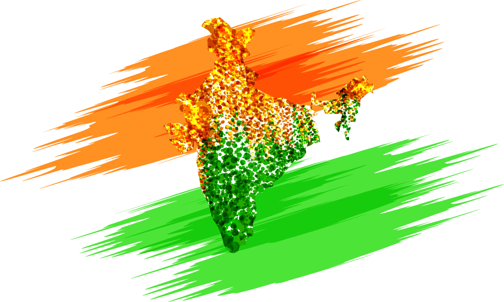 India Map Png Free Download (983x590), Png Download