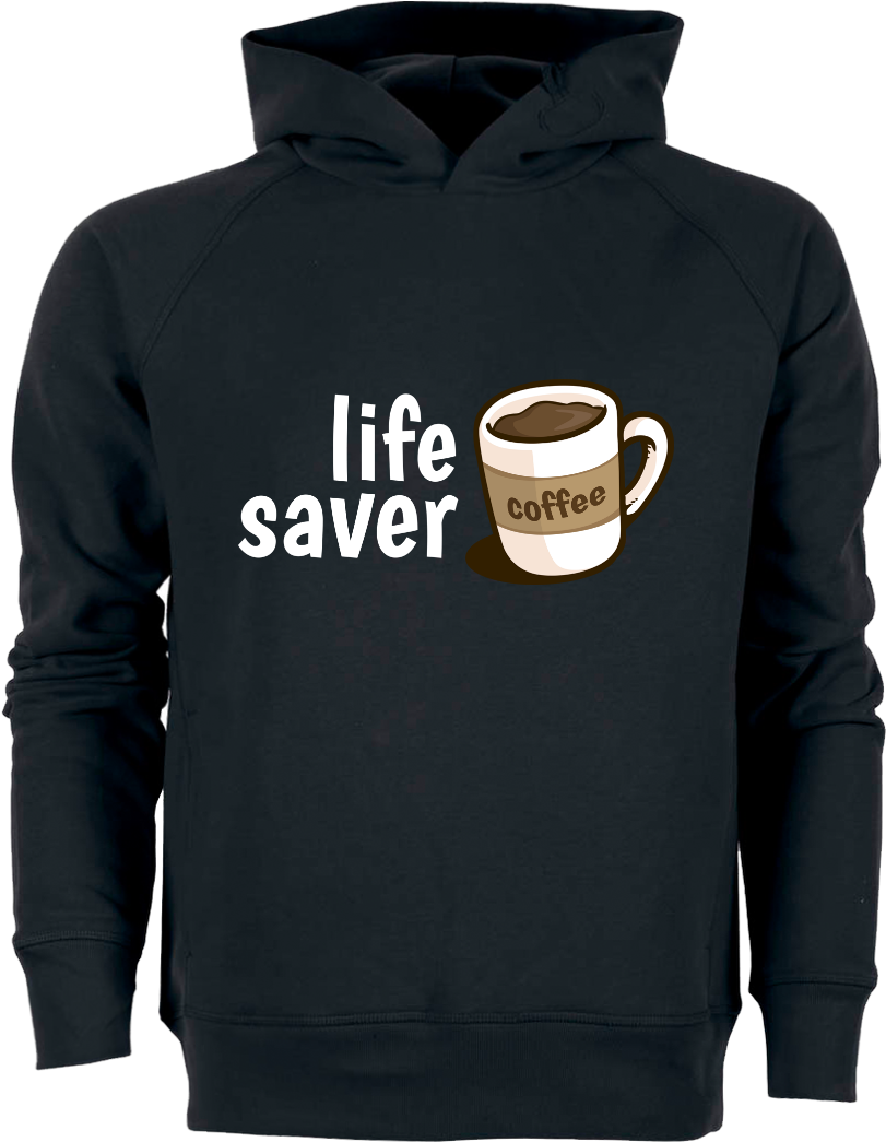 Bender Life Saver Sweatshirt Stanley Hoodie Black (1044x1044), Png Download