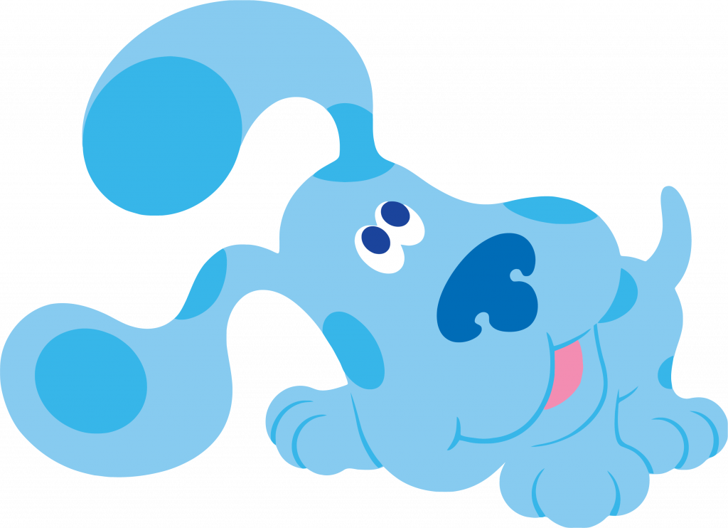 Simplistic Pictures Of Blues Clues Blue S Clip Art (1024x742), Png Download