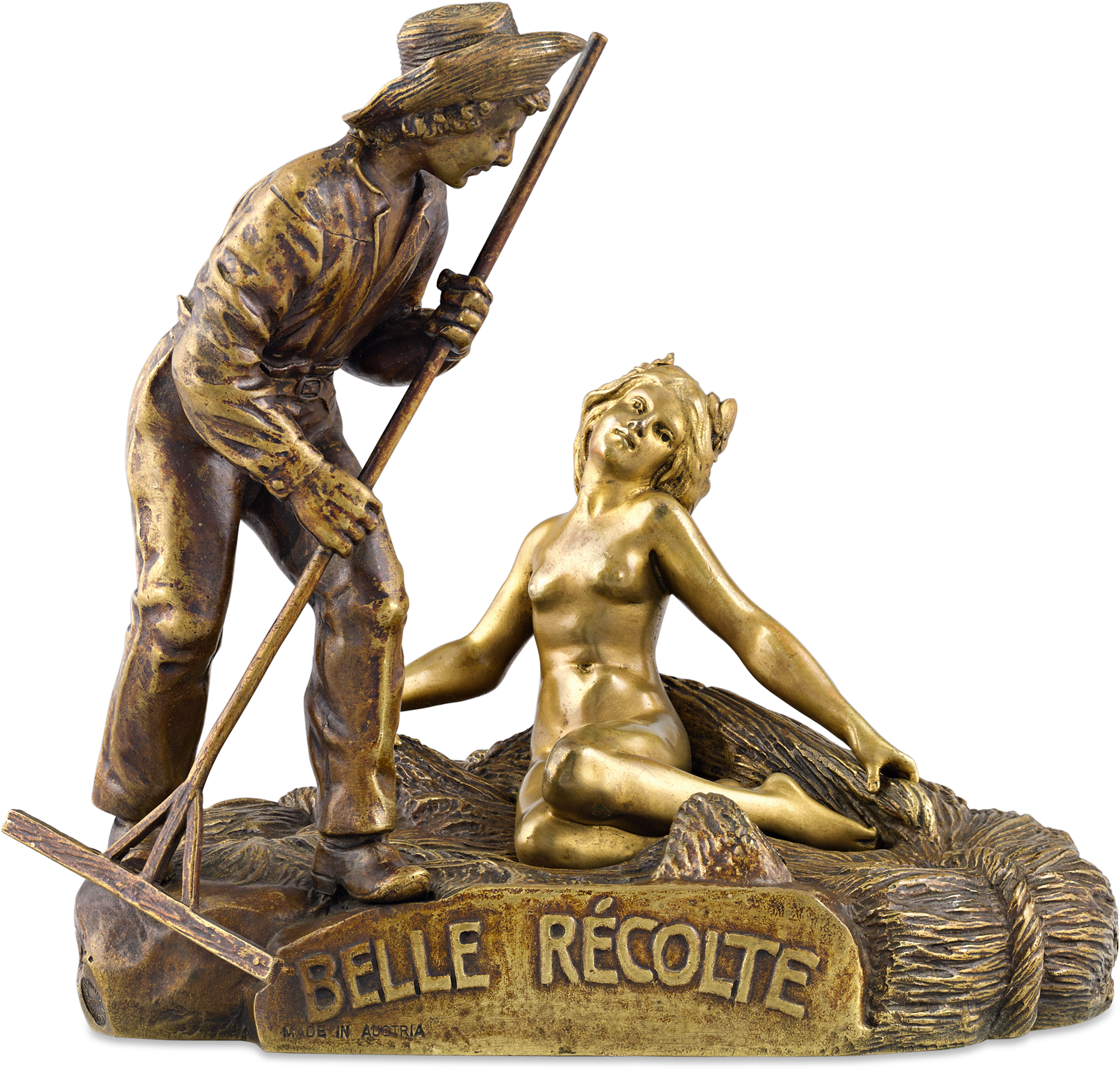 Beautiful Harvest Bronze By Carl Kauba (2500x2000), Png Download