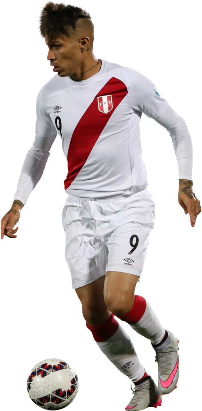 Paolo Guerrero (652x1326), Png Download