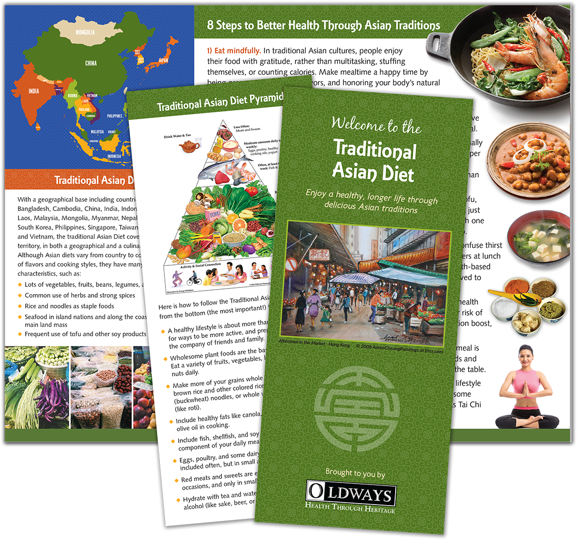 Asian Diet Brochureasian Diet Brochure (1154x1096), Png Download