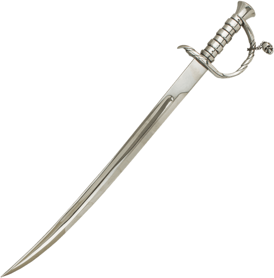 Edward Teach Blackbeard Pirate Cutlass (555x555), Png Download