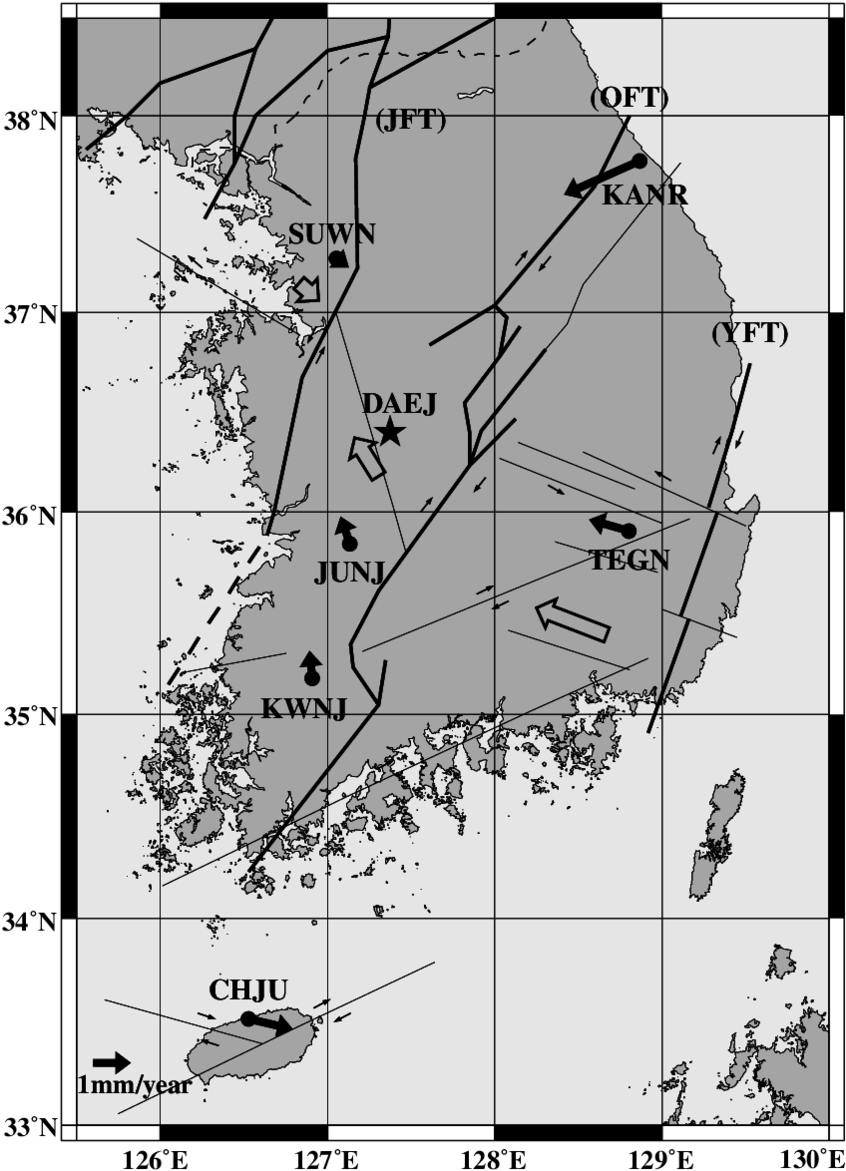 Neotectonic Fault Map Related With Crustal Velocities (850x1177), Png Download