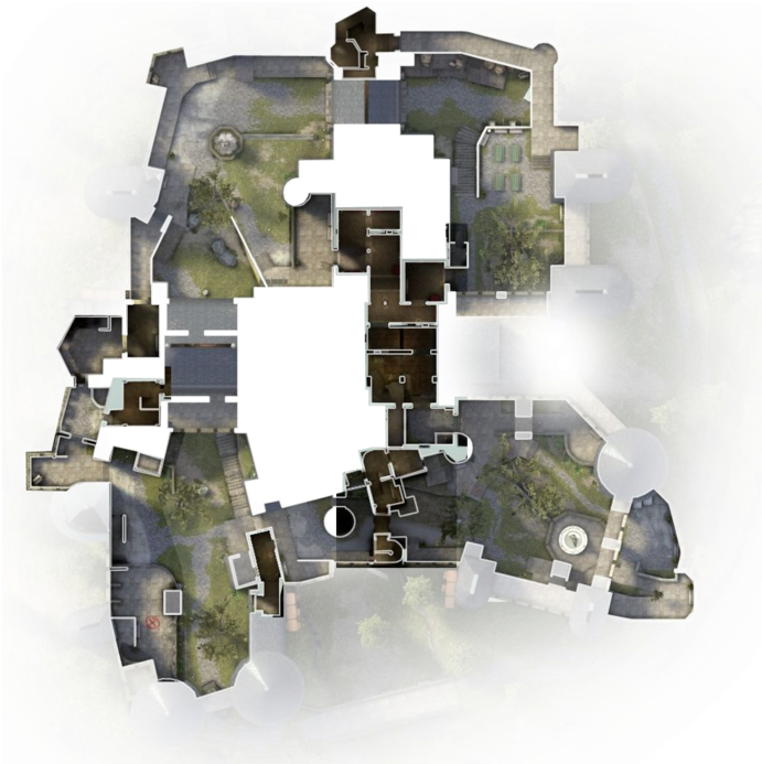 Cobblestone Map (720x720), Png Download