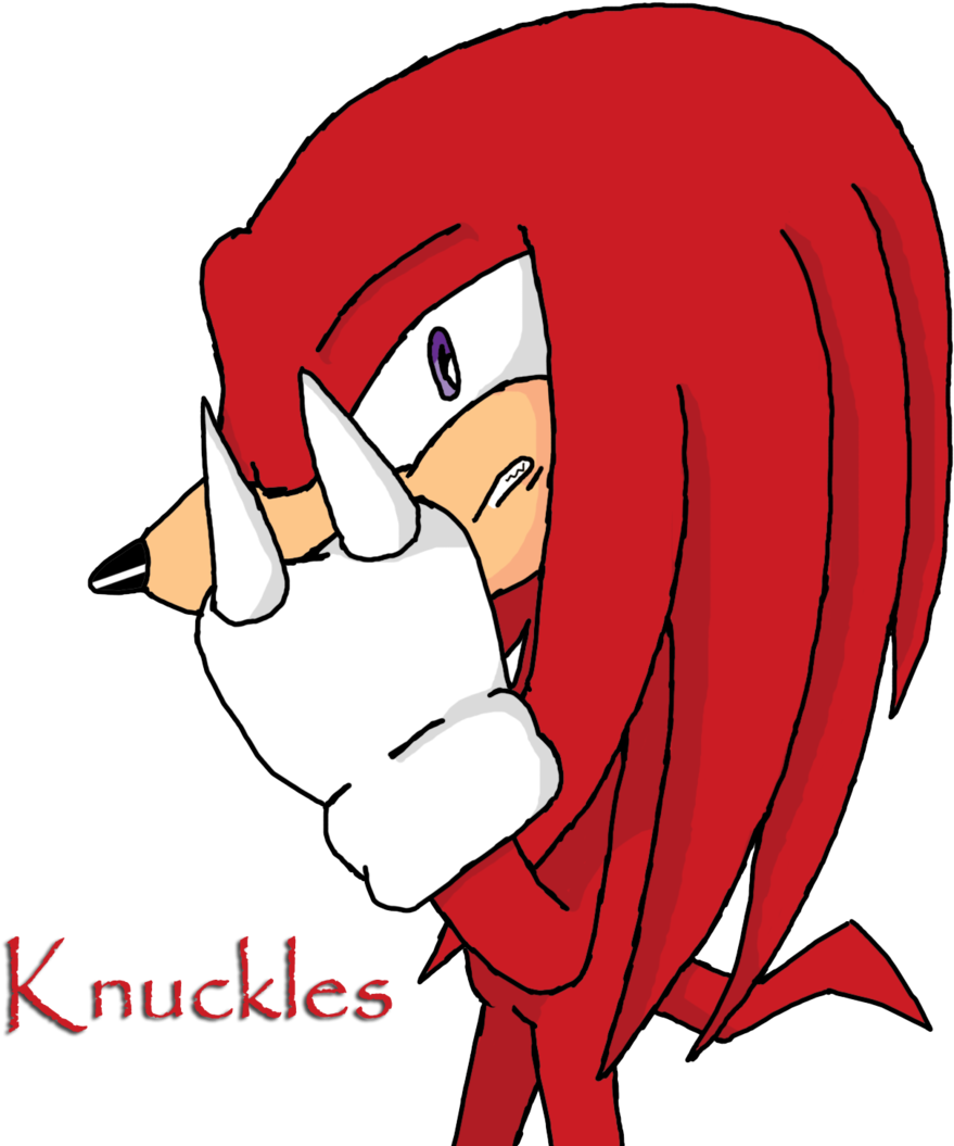 Knuckles Old Sketch Weasyl (900x1109), Png Download