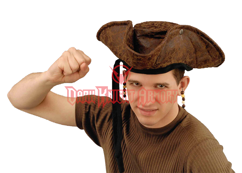 Beaded Pirate's Tricorn Hat (850x850), Png Download
