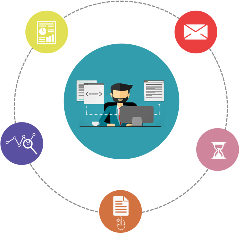 23651754 Iconos De Negocios Recursos Humanos Finanzas (1024x1024), Png Download