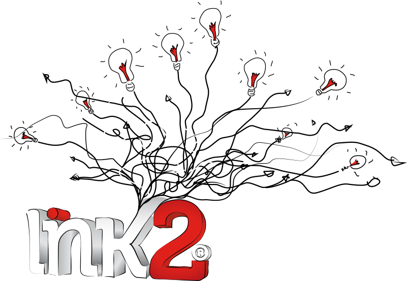 Link2 Ideas Creatividad Agencia (800x650), Png Download