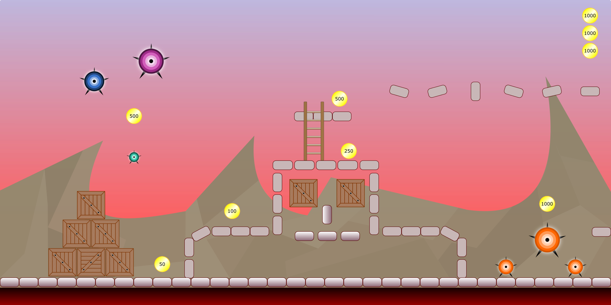 Beautiful Background For Your Game (2048x1024), Png Download