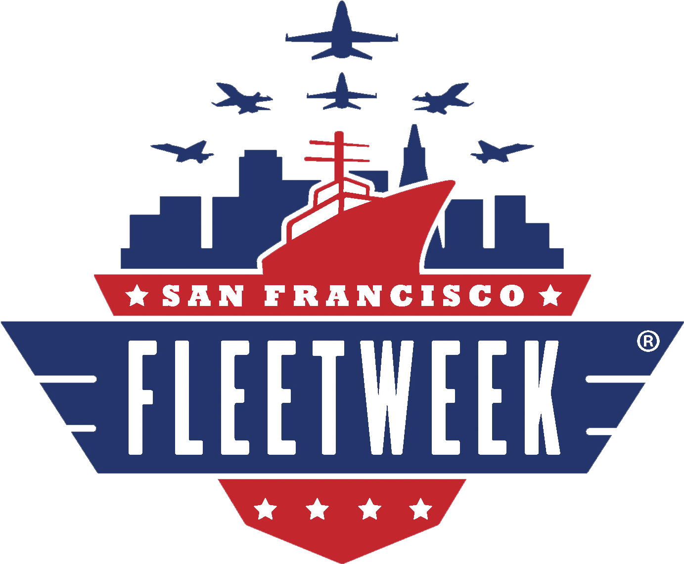 Go To ▻ Fleet Week Sf Logo (1400x1160), Png Download