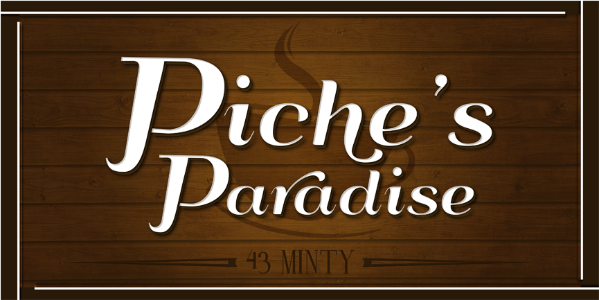 Piche's Cabin Sign (864x576), Png Download