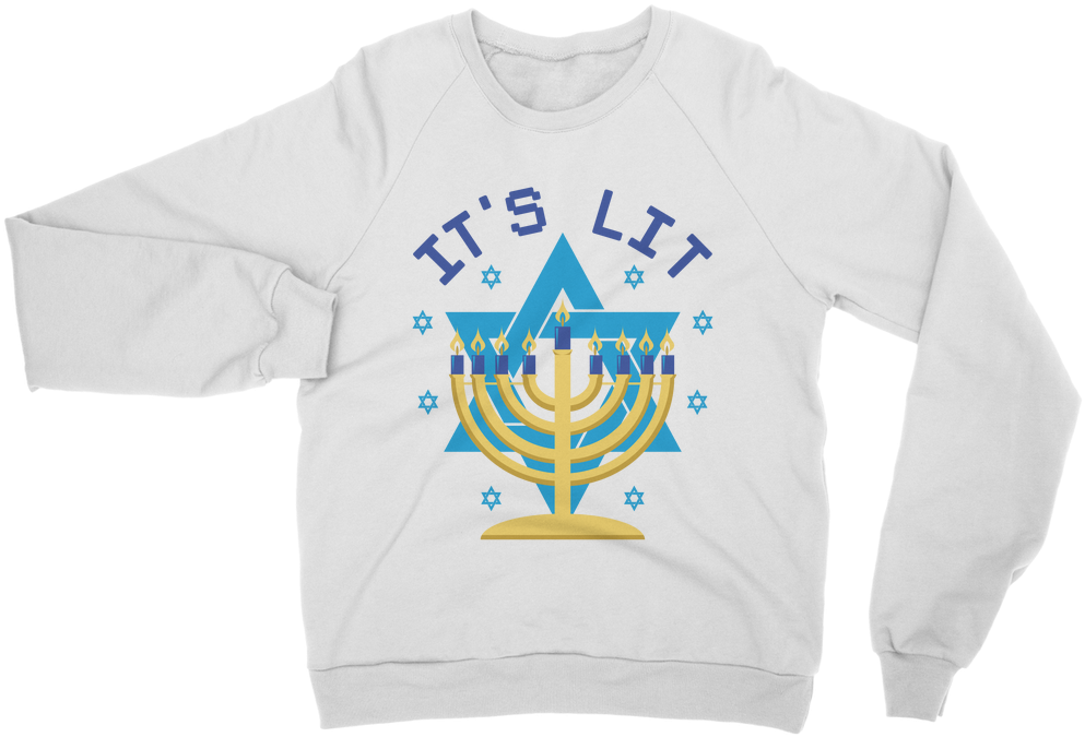 "it's Lit ﻿classic" Adult Unisex Sweatshirt (1024x1024), Png Download