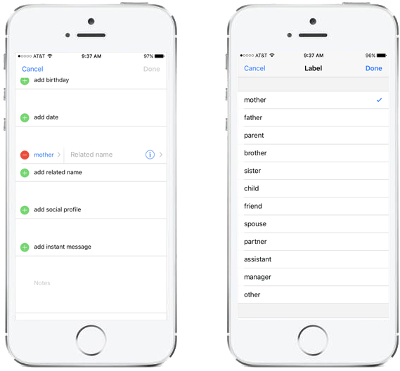 You Can Also Specify Your Relationships With Siri Directly (599x575), Png Download