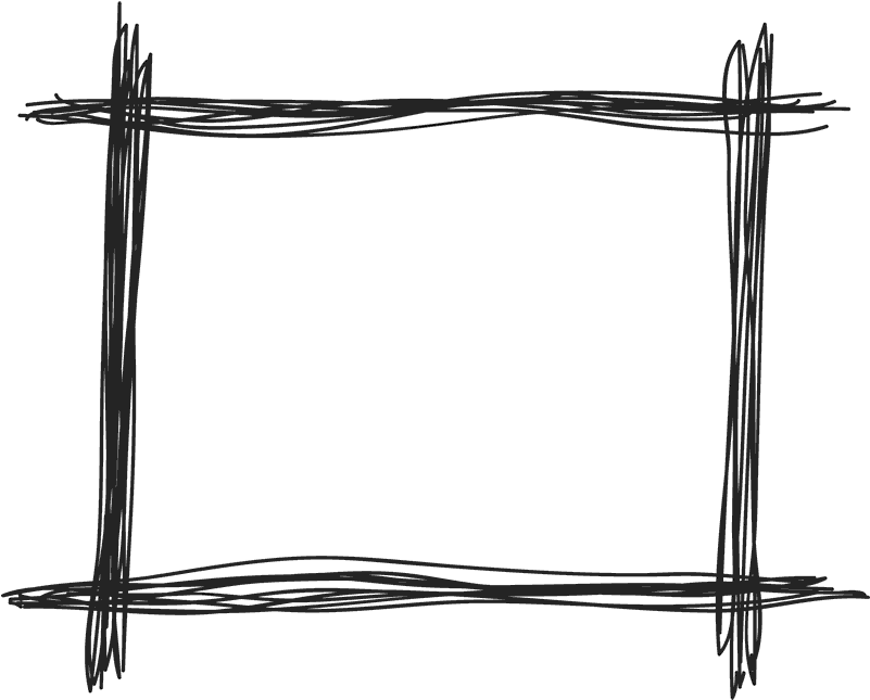 Hand Drawn Square Rubber Stamp (800x800), Png Download