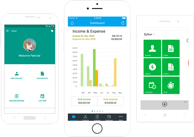 Mobile Invoicing Features (790x565), Png Download