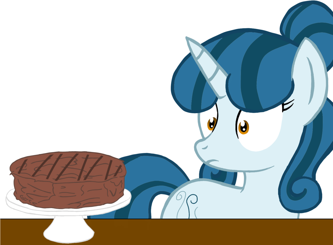 Toyminator900, Cake, Chocolate Cake, Derpibooru Exclusive, (1280x960), Png Download